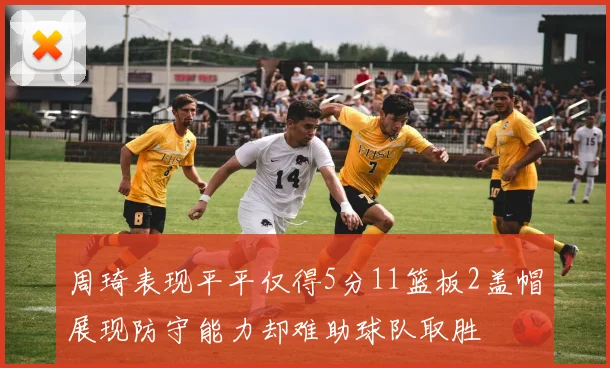 周琦表现平平仅得5分11篮板2盖帽展现防守能力却难助球队取胜
